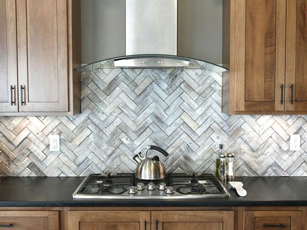 Large grey wall tiles kitchen + best buy price