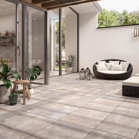 Patio ceramic tiles purchase price + photo